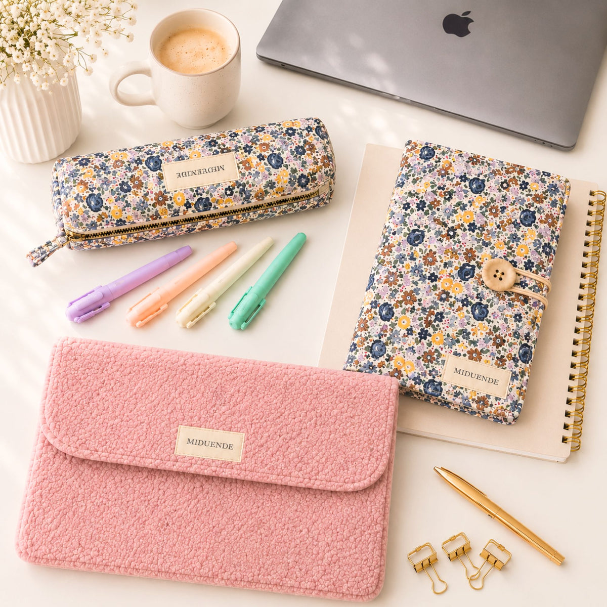 Accesorios de escritorio personalizados hechos a mano de MiDuende