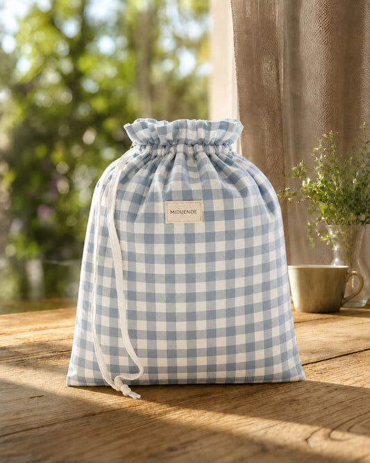 Bolsa organizadora personalizada Vichy Azul MiDuende