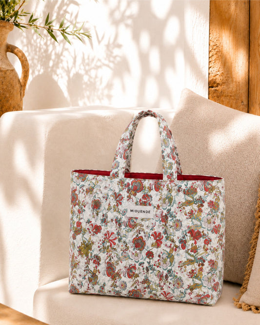 Bolso shopper en tela de algodón aire de sevilla para tu dia a dia