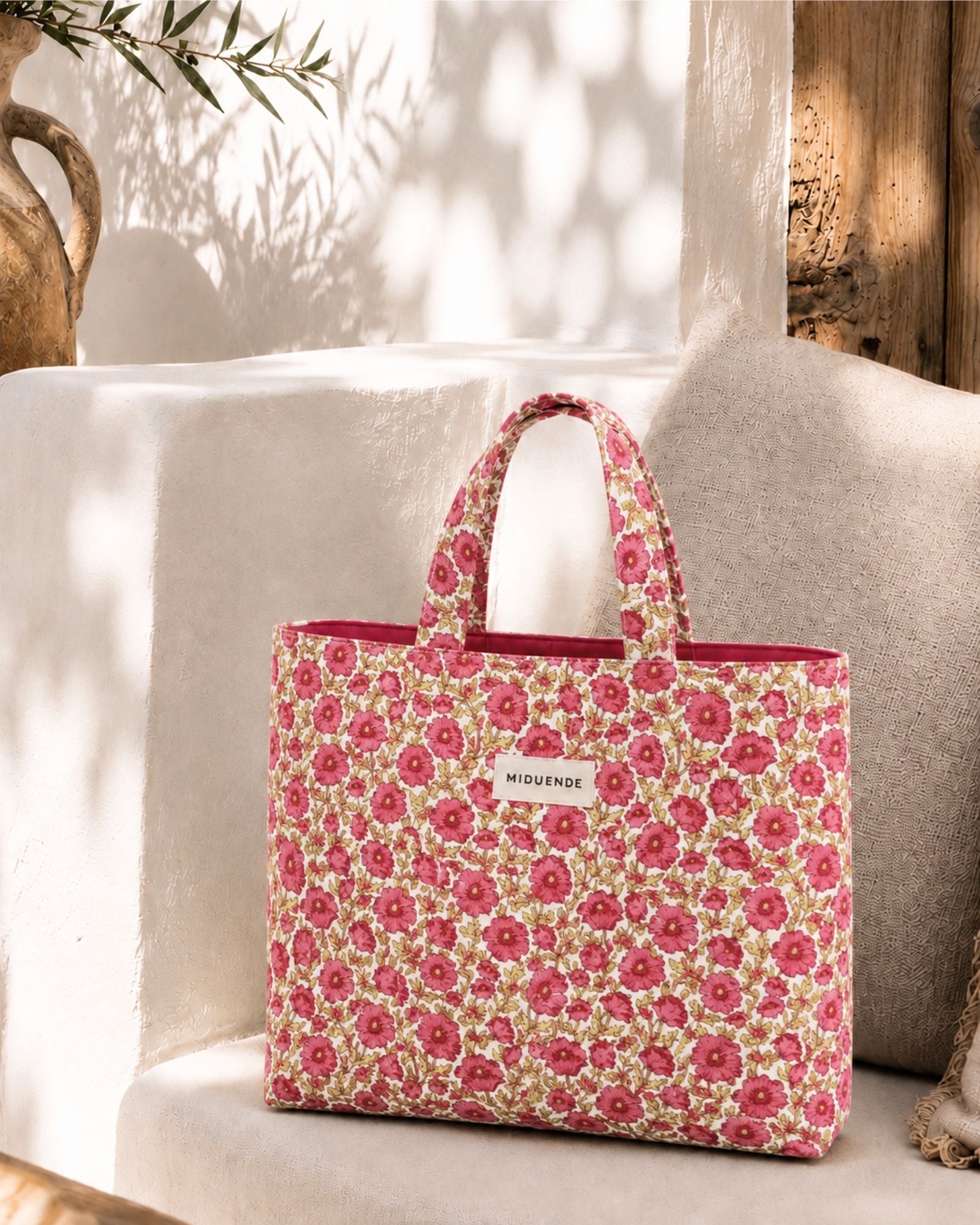 Bolso shopper Rodas rojo para tu dia a dia de Miduende