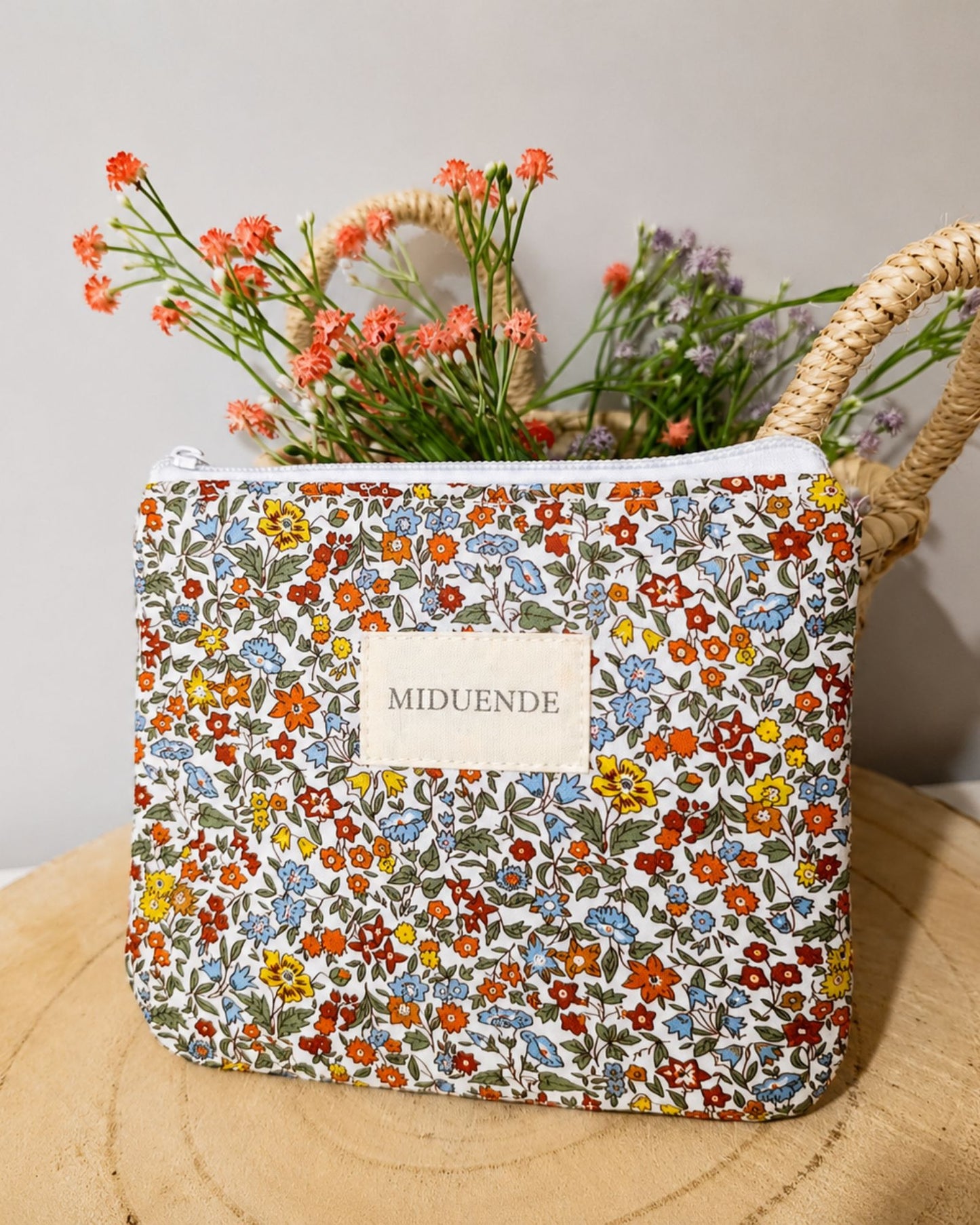 neceser-pocket-floral-marron-miduende