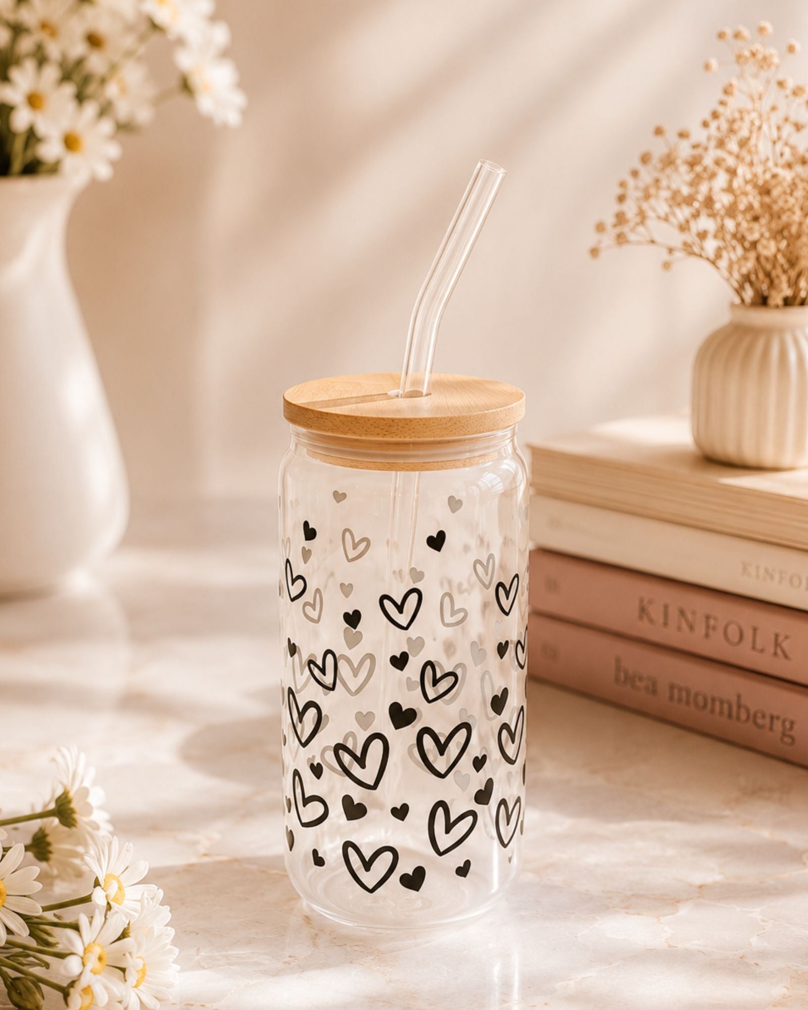 vaso-corazones